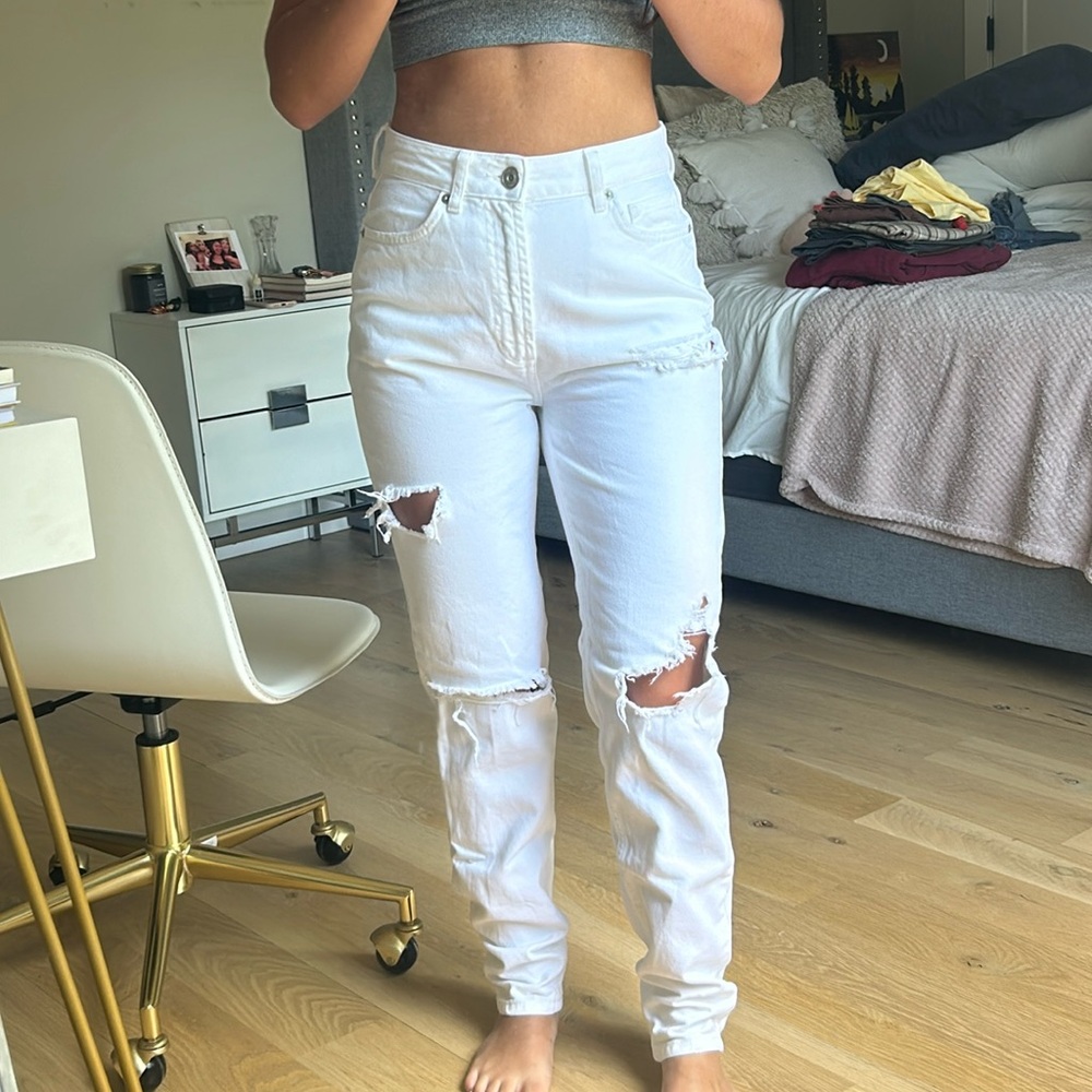 Urban BDG white ripped jeans